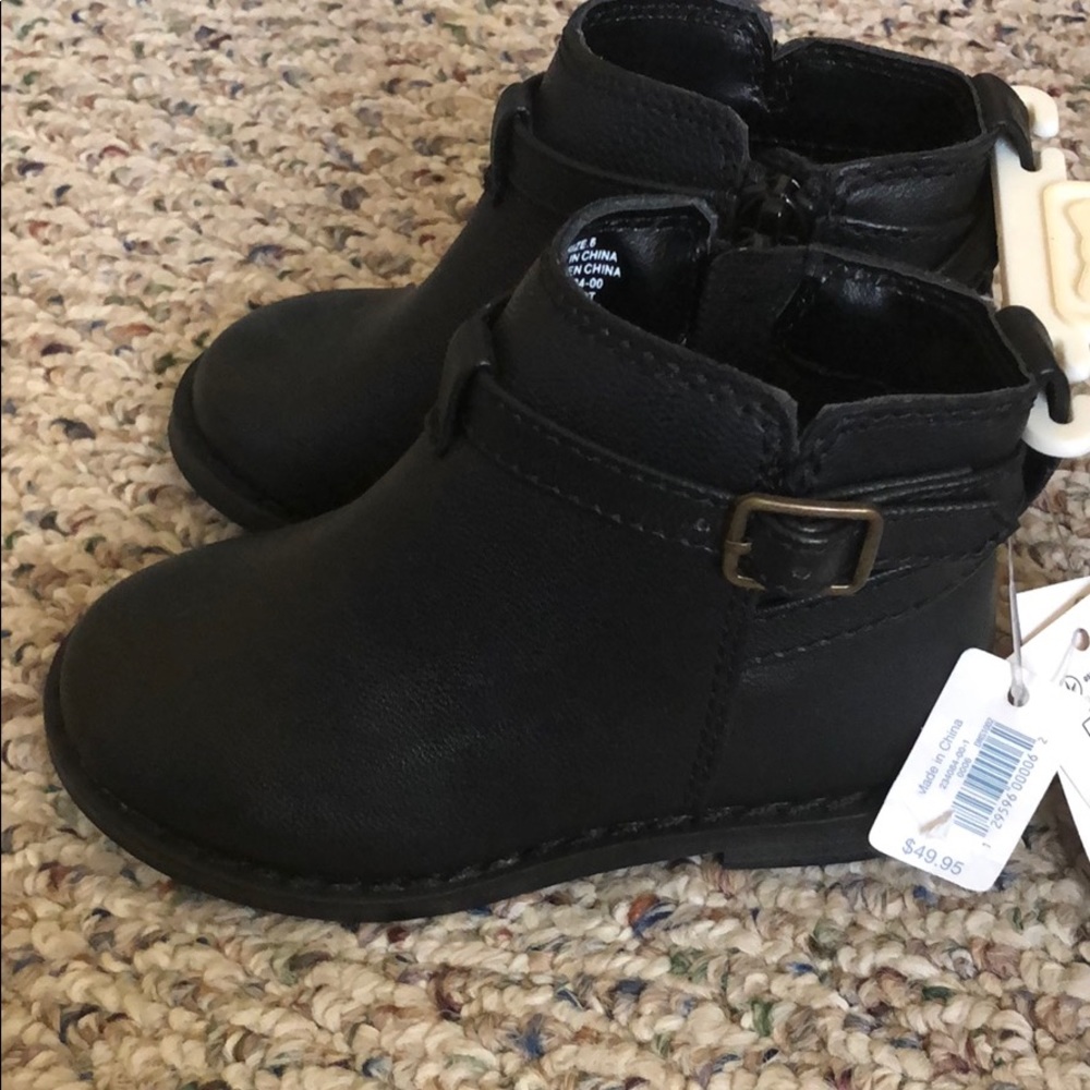 NWT Baby Gap Black Booties